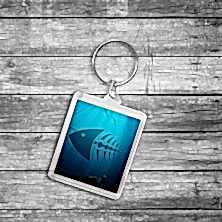 Брелок овальный горизонтальный